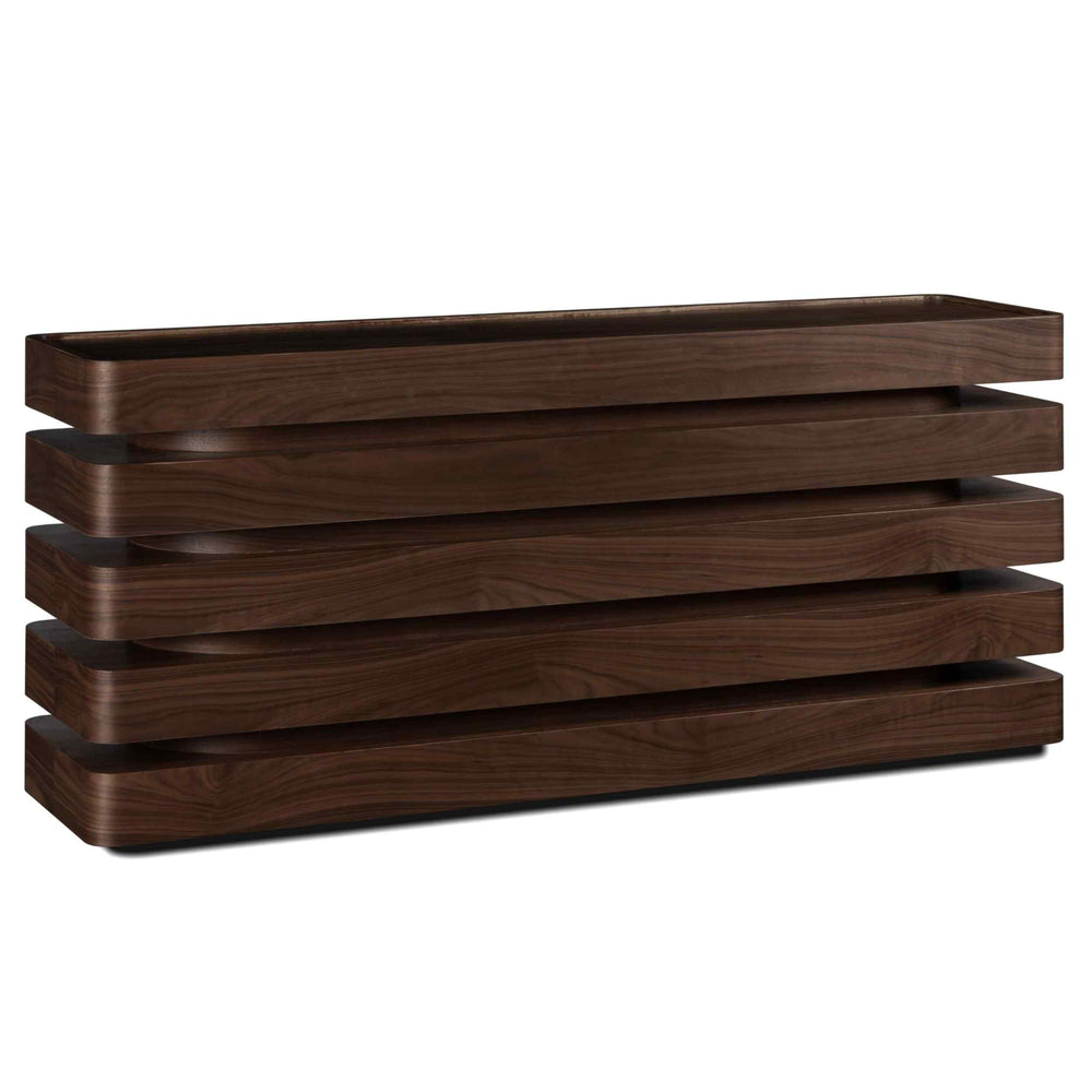 Arlo Console Table, Dark Walnut
