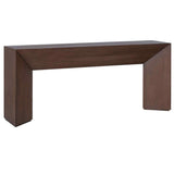 Grady Console Table, Medium Mocha