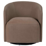 Reed Swivel Chair, Smoked Mushroom