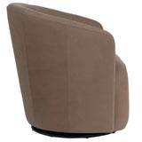 Reed Swivel Chair, Smoked Mushroom