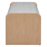 Jed Bench, Frothed Latte-Furniture - Benches-High Fashion Home