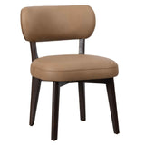 Jaeger Leather Dining Chair, Toasted Butterscotch, Set of 2