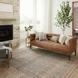 Angela Rose × Loloi Rug Aubrey AUB-02, Aqua/Sand