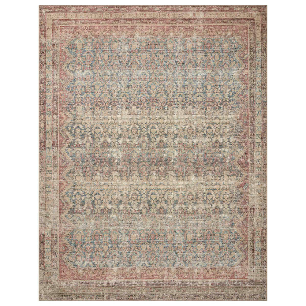 Angela Rose × Loloi Rug Aubrey AUB-03, Ocean/Spice