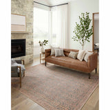 Angela Rose × Loloi Rug Aubrey AUB-04, Blue/Terracotta