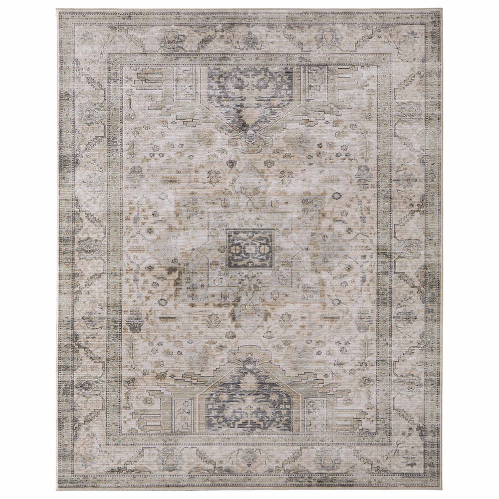 Feizy Rug Augustine 39TVF, Beige/Green-Rugs1-High Fashion Home