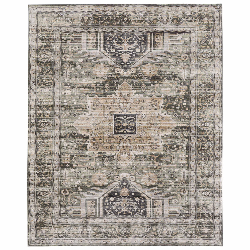 Feizy Rug Augustine 39TVF, Green/Black-Rugs1-High Fashion Home