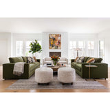Abaso Coffee Table, Rustic Wormwood Oak by Four Hands