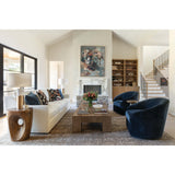 Abaso Rectangular Coffee Table, Rustic Wormwood by Four Hands