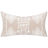 Abbey Lumbar Pillow, Mocha Cream/Ivory