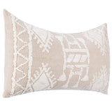 Abbey Lumbar Pillow, Mocha Cream/Ivory