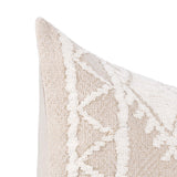 Abbey Lumbar Pillow, Mocha Cream/Ivory