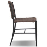 Abel Outdoor Dining Chair, Tanned Weave by Four hands-Furniture - Outdoor-High Fashion Home