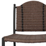 Abel Outdoor Dining Chair, Tanned Weave by Four hands-Furniture - Outdoor-High Fashion Home