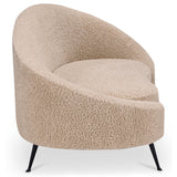 Abigail Chaise, Light Brown-Furniture - Chairs-High Fashion Home