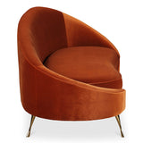 Abigail Chaise, Umber-Furniture - Chairs-High Fashion Home