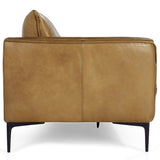 Abigail Leather Sofa, Adobe Tan