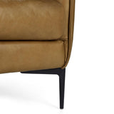 Abigail Leather Sofa, Adobe Tan