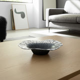 Abstract Bowl, White/Black-Accessories-High Fashion Home