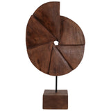 Abstract Shell on Stand, Brown-Accessories-High Fashion Home