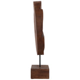 Abstract Shell on Stand, Brown-Accessories-High Fashion Home