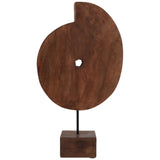 Abstract Shell on Stand, Brown-Accessories-High Fashion Home