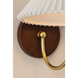 Acacia Wall Sconce, Aged Brass