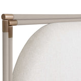 Acelia Bed King, Rhea Light Barley-Furniture - Bedroom-High Fashion Home