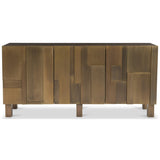 Acora Buffet, Aged Brass-Furniture - Storage-High Fashion Home