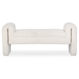 Ada Bench, Ivory Fleece