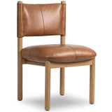 Adaline Leather Dining Chair, Sonoma Chestnut, Set of 2 by Four Hands