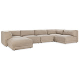 Adalynne Sectional, Buttermilk-Furniture - Sofas-High Fashion Home