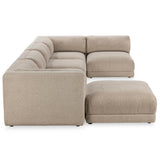 Adalynne Sectional, Buttermilk-Furniture - Sofas-High Fashion Home
