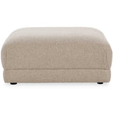 Adalynne Square Ottoman, Buttermilk-Furniture - Chairs-High Fashion Home