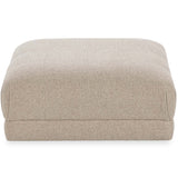 Adalynne Square Ottoman, Buttermilk-Furniture - Chairs-High Fashion Home