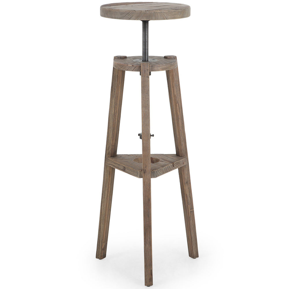 Addy Pedestal, Bleached Elm by Amber Lewis x Four Hands-Accessories-High Fashion Home