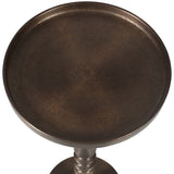 Addyson Accent Table, Antique Bronze-Furniture - Accent Tables-High Fashion Home