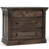 Adelaide 3 Drawer Nightstand, Cocoa Brown-Furniture - Bedroom-High Fashion Home