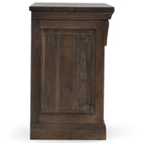 Adelaide 3 Drawer Nightstand, Cocoa Brown-Furniture - Bedroom-High Fashion Home