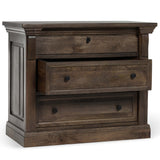 Adelaide 3 Drawer Nightstand, Cocoa Brown-Furniture - Bedroom-High Fashion Home