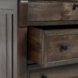 Adelaide 3 Drawer Nightstand, Cocoa Brown-Furniture - Bedroom-High Fashion Home