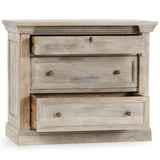 Adelaide 3 Drawer Nightstand, Natural White Wash-Furniture - Bedroom-High Fashion Home