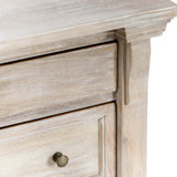 Adelaide 3 Drawer Nightstand, Natural White Wash-Furniture - Bedroom-High Fashion Home