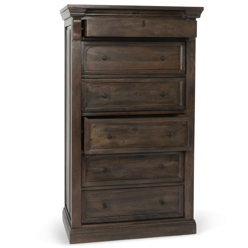 Adelaide 6 Drawer Chest, Cocoa Brown-Furniture - Bedroom-High Fashion Home