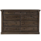Adelaide 9 Drawer Dresser, Cocoa Brown-Furniture - Bedroom-High Fashion Home