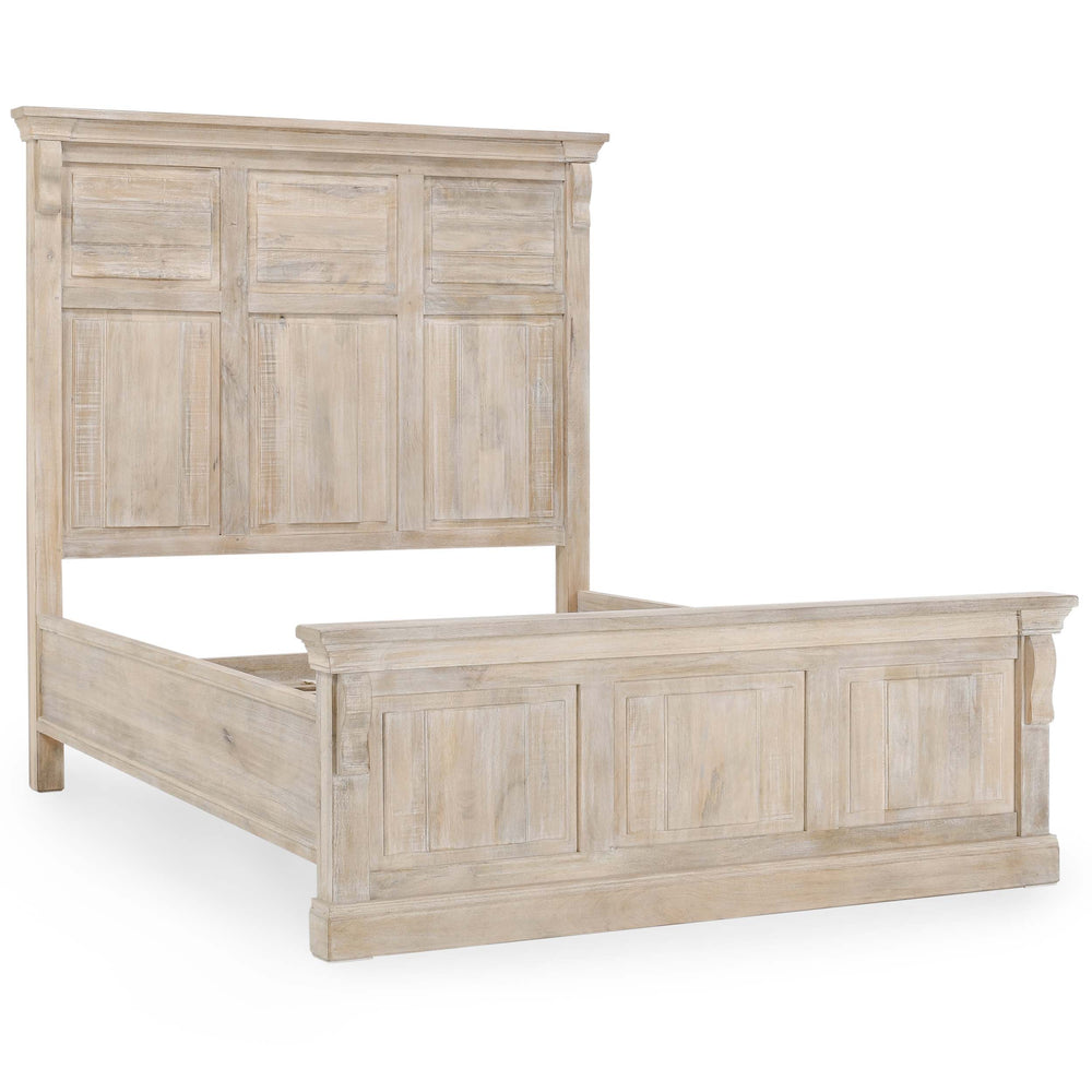 Adelaide Bed, Natural Cream Wash-Furniture - Bedroom-High Fashion Home