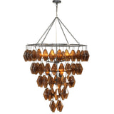 Adeline Large Round Chandelier, Amber by Four Hands