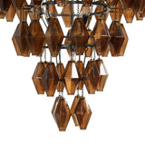 Adeline Large Round Chandelier, Amber by Four Hands