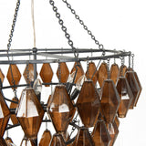 Adeline Large Round Chandelier, Amber by Four Hands