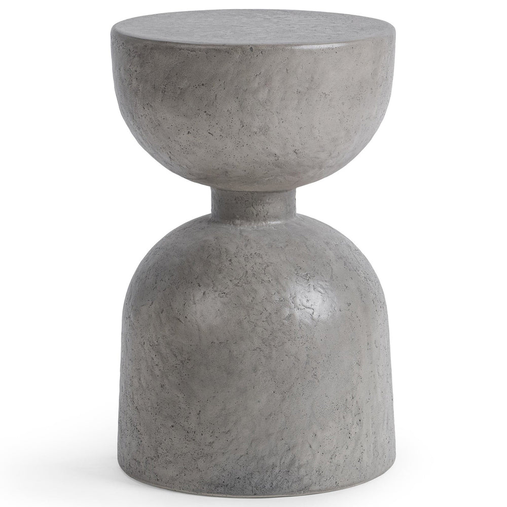 Adna Outdoor Accent Table, Dark Gray-Furniture - Outdoor-High Fashion Home